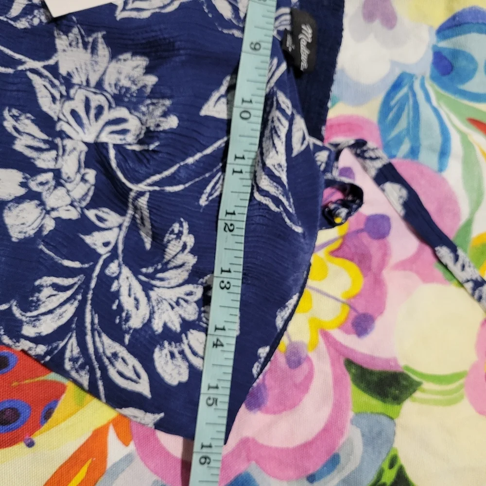 Madewell Textured Maxi Slip Dress Floral Size 4 NW335